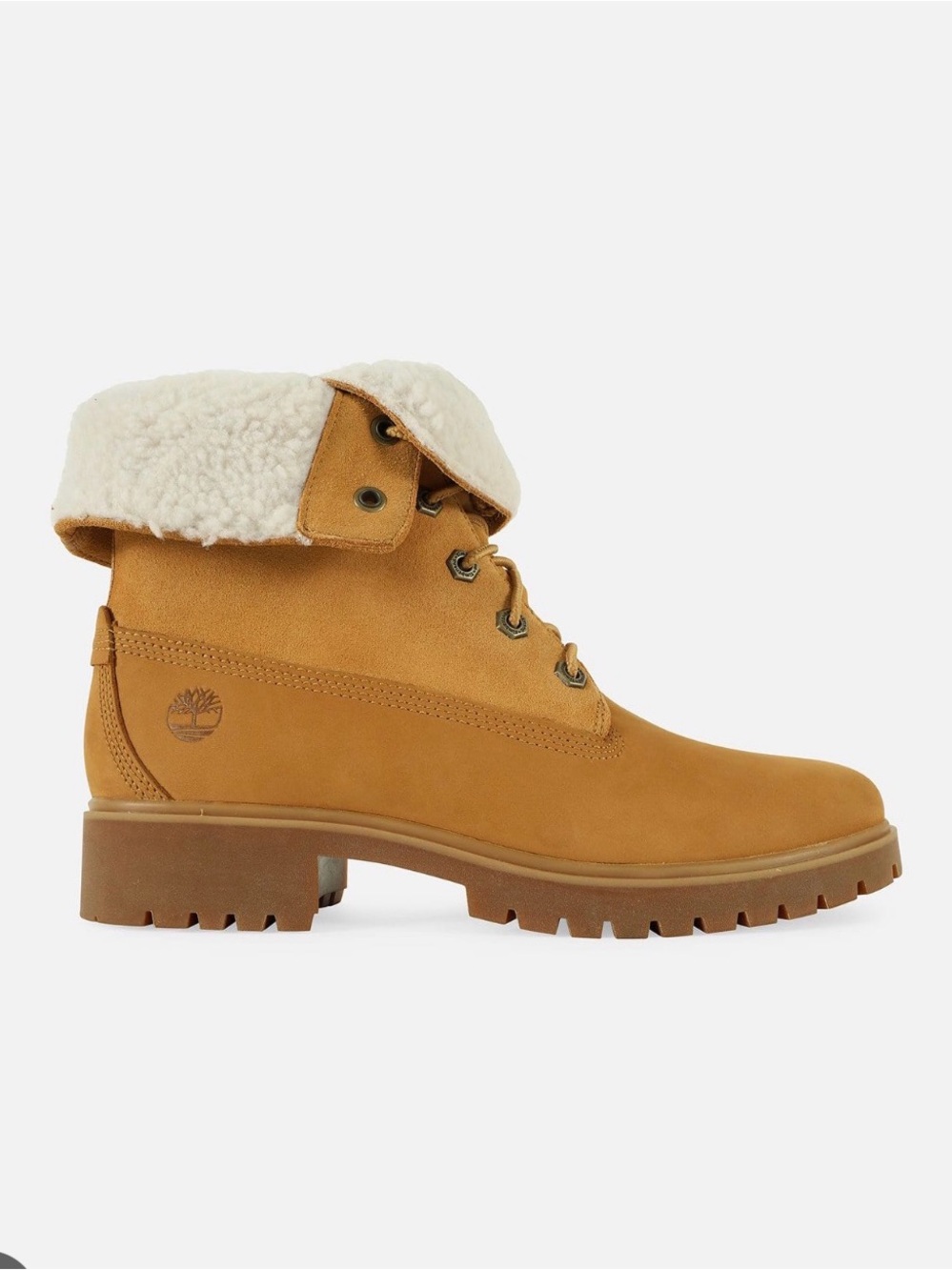 Timberland Jayne Fleece Fold Down Boots 7.5